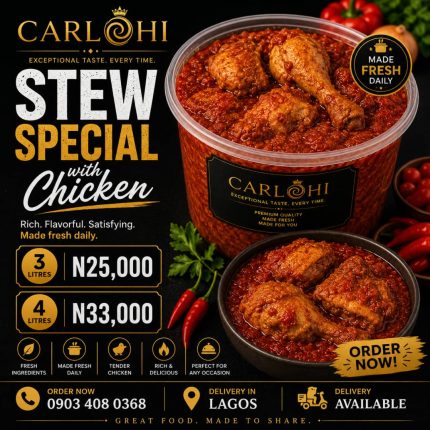 3 - 4 Liters of Stew Special With Chicken